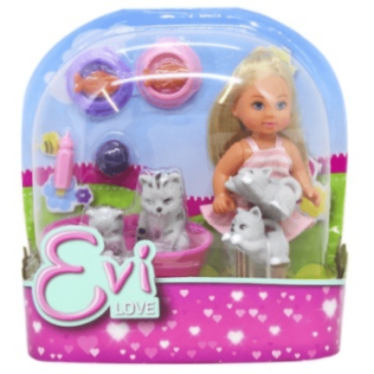 Іграшка лялька Еви с тваринами - image-0